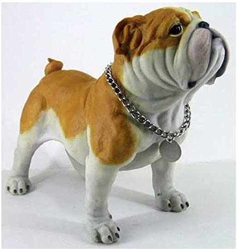 Retired C & F Trading Co. Standing Bulldog Puppy Figurine #TOP1