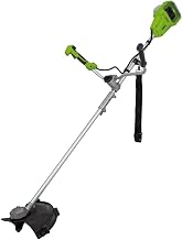 Vito – Desbrozadora sin hilos de 40 V, batería de litio, ancho 35 cm, hilo de nailon, hoja de 25 cm, arnés de jardín