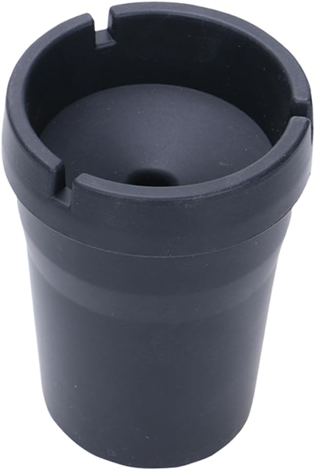 ZIMISI Car Ashtray with Lid, Smell Proof Smokeless Ashtray, Portable Jumbo Butt Bucket Ashtrays, Self-Extinguishing Car Cup Holder Ashtrays, Cigarette Trash Can for Vehicle, Home, Office (2PCS)