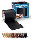 MATCH 'N PATCH Wood Grain Repair Tape - Brown-Black, 2.25 in x 15 ft (1-Pack) – Wood Grain Colored Duct Tape for Mirror Frame, Trim, Borders, Floor and Other Furniture, Scratch Repair Kit