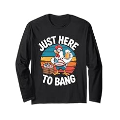 Celebrate with Style: Buy Your 4th of July Chicken Fireworks Long Sleeve T-Shirt – 4th of July Patriotic Party Style