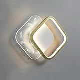  Elksdut Applique Murale Motif Plume Créative, Salon Moderne Minimaliste Chambre Acrylique Abat-Jour Applique Murale, Escalier Allée Fond Mur Lampe LED, Lampe De Lecture De Chevet