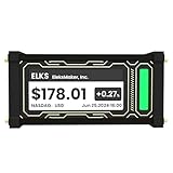 EleksMaker EleksCava Wi-Fi E-Ink Display Dev Kit ｜Real-Time Crypto Price Display | E-Ink | WiFi Connected | Smart Clock | Stackable Design