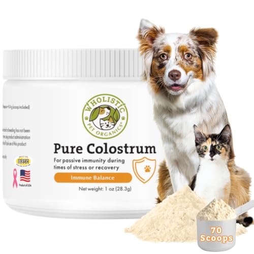 Colostrum for Dogs & Cats, 1 oz, 70 Scoops, Cat & Dog Allergy Relief
