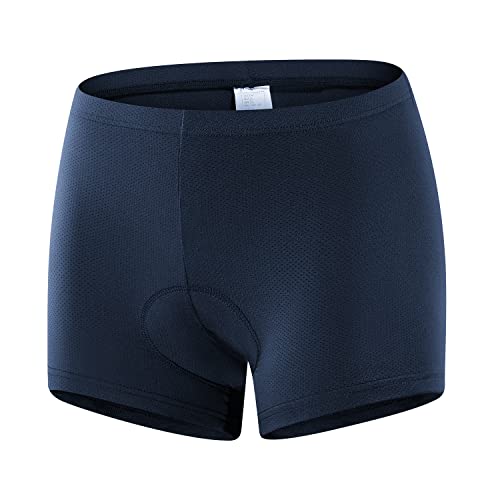 Leopatrix Women's Cycling Underwear 4D Padded Bike Shorts Bicycle Briefs Mtb Undershorts Road Biking Underpants Blue #TOP1