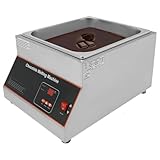 【Scioglitore di cioccolato】Lo scioglitore di cioccolato da 500 W utilizza la tecnologia di riscaldamento ad aria, pronto all'uso immediatamente dopo l'accensione, senza bisogno di acqua, garantendo che il sapore del cioccolato non venga alterato dal vapore. Temperatura regolabile da 0 a 95℃ per soddisfare diverse esigenze senza compromettere l'integrità del cioccolato