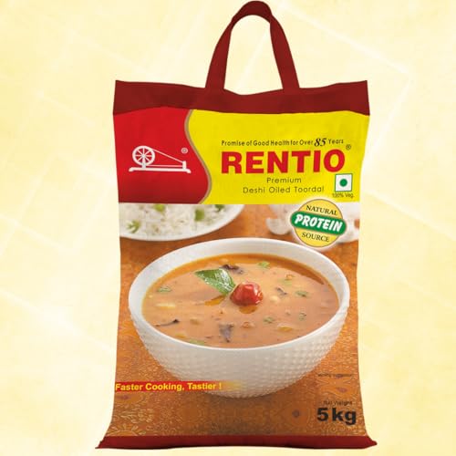 Image of Rentio Premium Desi Toor Dal | Oiled Toor Dal | Arhar Dal 5kg Pantry