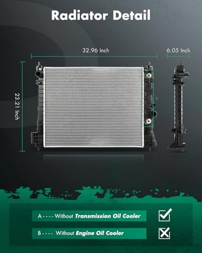 Image of SCITOO Radiator OEM 13361 for Chevrolet & Buick Model