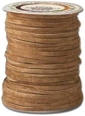 Tandy Leather Ecosoft� Suede Lace 3/32" x 50 ft. (2 mm x 15.2 m) Light Brown 5080-04
