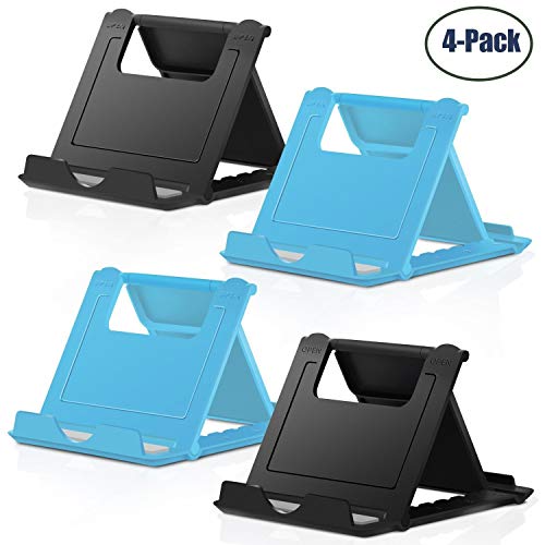 Cell Phone Stand,4 Pack Tablet Stand,Universal Foldable Multi-angle Pocket Desktop Holder Cradle for Tablets(6-11