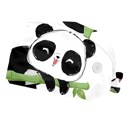 Casquettes de travail panda pour la cuisine et les soins VERED confortables