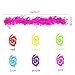ETSAMOR Plumas Boa 6pcs Boa de Plumas de Colores para Mujer Accesorios...