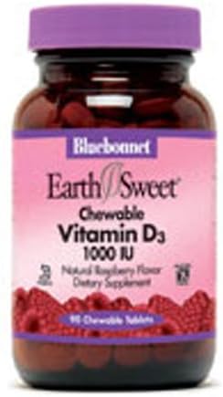 Vitamina D3 masticable 1000IU paquete de 2