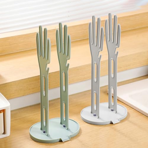Estante multifuncional de cocina escurridor para trapos y guantes de plástico 5