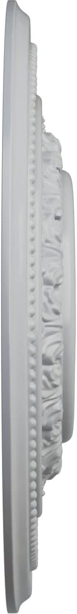 Ekena Millwork CM17OLFRFDecorative Ceiling Medallions Modeled After Original Historical Patterns & Designs, Frost
