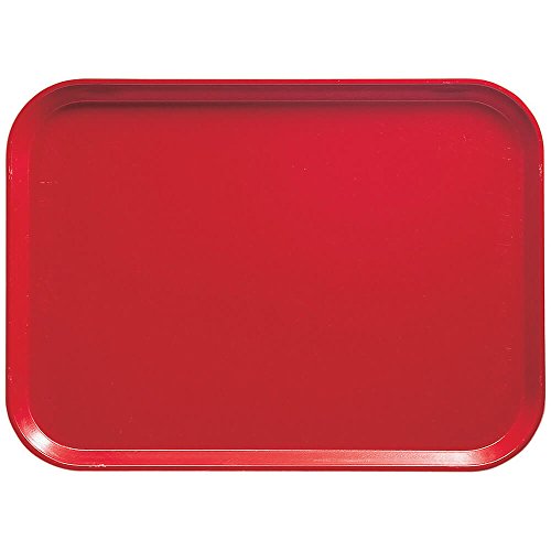 Cambro Camtray Signal Red 14" x 18" Rectangle Tray