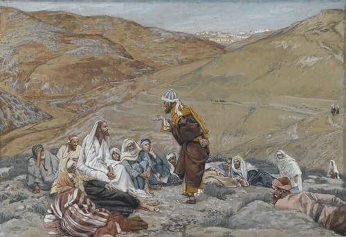 Affiche Le Scribe se leva pour tenter Jésus peinture pour décoration salon