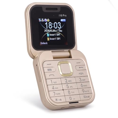 Teléfono móvil con tapa desbloqueado GOWENIC GSM 2G con cámara trasera HD y radio FM
