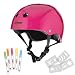 Wipeout Dry Erase Kids Helmet for Bike, Skate, and Scooter, Neon Pink, Ages 8+
