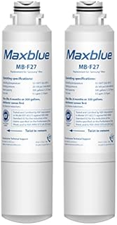 2X Maxblue DA29-00020B Fridge Water Filter, Compatible with Samsung DA29-00020B, HAF-CIN EXP, DA29-00020A, DA29-00019A, DA97-08006, DA97-08043ABC, Kenmore 46-9101, AP5271937, REFSVC, HDX-FMS-2