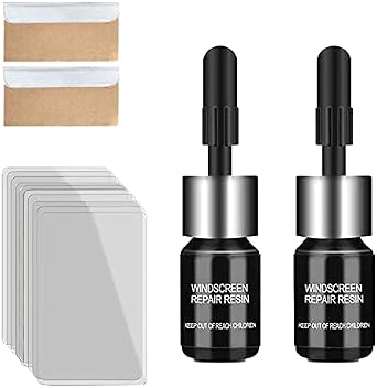 Glass Repair, Glass Crack Repair, Windshield Glass Repair, Cracks Gone Glass Repair Kit, Automotive Nano Fluid Glass Repair, Broken Window Glass Repair Liquid for Car 2 Packs