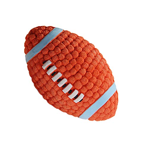 Brinquedo de borracha para cães de estimação da Amosfun com bolas de rugby para cães filhotes de est