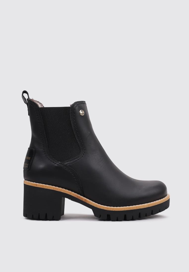 Panama Jack - Bota Panama Pia B11 Negro Mujer Cuero