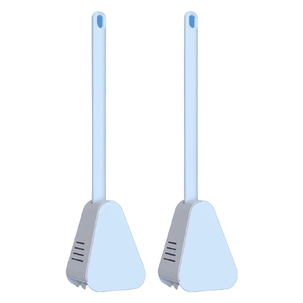Durevole scopino per WC a Forma di Golf Spazzola per WC in Silicone con Manico Lungo Spazzola per WC con Montaggio a Parete