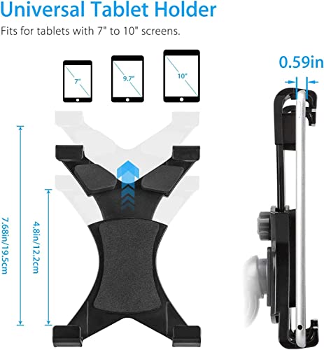 Car Tablet Holder, Tablet Dash Mount Ipad Stand Holder For Car Windshield Dashboard Universal Tablet Car Mount With Suction Cup Compatible For Samsung Galaxy Tab/Ipad Mini Air 4 3(All 7-10.5" Tablets) #TOP1