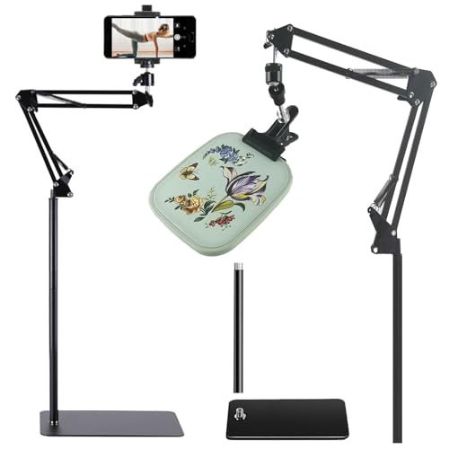 Embroidery Hoops Stand Lap Nurge Embroidery Hoop Stand Lap Embroidery Stands for Hand Work Cross Stitch Frame Stand,Embroidery Floor Stand Suitable for Embroidery Kit and Cross Stitch Supplies