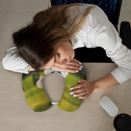 Almohada con espuma viscoelástica y diseño ergonómico miniatura 7