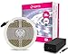 Superia KIT Striscia LED 5 Metri e alimentatore SMD2835 24V/38W Flessibile Protezione IP20 per uso Interno Colorazione Luce Fredda Alta Luminosità da 300 diodi led 60 led/Metro KACSTR40F 1 Pezzo