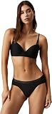 Calvin Klein Sujetador de Media Copa Mujer Lift elástico, Negro (Black), 75B
