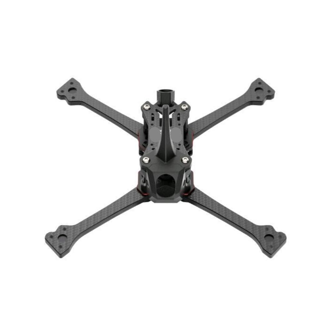 Kit De Marco FPV, Estructura X, Distancia Entre Ejes De 5 Pulgadas Y 208mm for Dron De Carreras HD VTX(Silver)