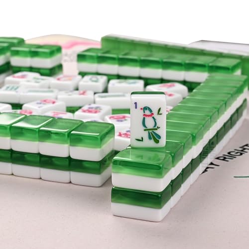 Premium American Mahjongg Set, 166 fichas translucidas miniatura 3
