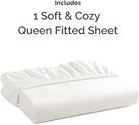 Vista 676 de King Fitted Bed Sheet - Bottom Single Fitted Sheet Only - Ultra-Soft Hotel Luxury Bedding w/ 8-16 Inch Deep Pockets - Breathable, Cooling & Wrinkle