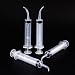 Airgoesin Graduated Dental Irrigation Syringe Oral Irrigator with Curved Tips for Crowns, Bridges, Tonsil stone, Socket Cavity 12ml Measue and Fill with Box (4 syringes)