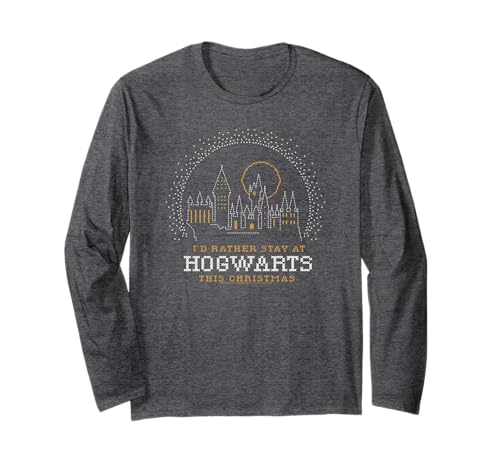 Harry Potter Christmas Knit Hogwarts Long Sleeve T-Shirt