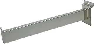 Econoco RW/12-SC Slat Wall Face Out, Rectangular Tubing, Satin Chrome, 12