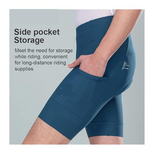 Pantalones cortos ciclismo para hombre negro XXL miniatura 5