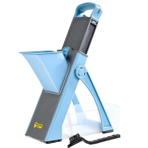 Safe Mandoline Slicer Plus, Adjustable Vegetable Chopper, Potato & Veggie Salad Chopper, Food Slicer, Gift for Mom, Kitchen Gadget