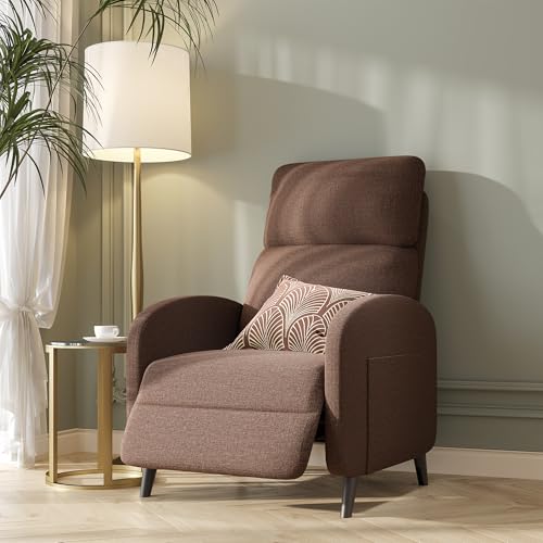 Softa Fabric Recliner with Side Pockets