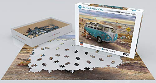 Eurographics 1000 Teile - Love & Hope VW Bus – Bild 4