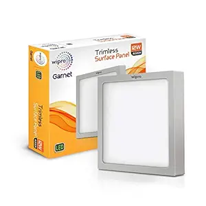 wipro 12W Surface LED Panel Square 4000K