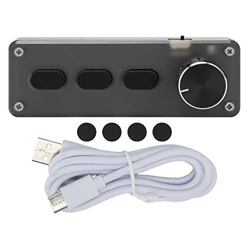 Clavier macro programmable 3 touches bouton rotatif pour streamer - 5