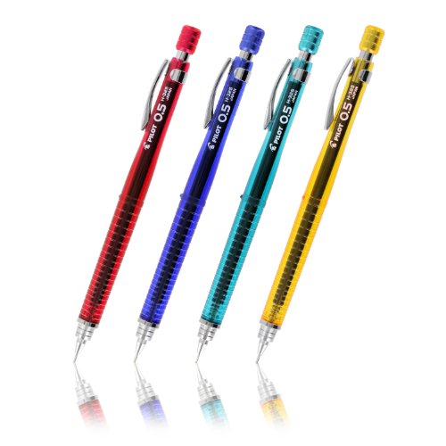 Pilot H-325 Drafting Mechanical Pencil, 0.5 mm, Assorted Colors - Pack of 4 (Bulk Packaging)