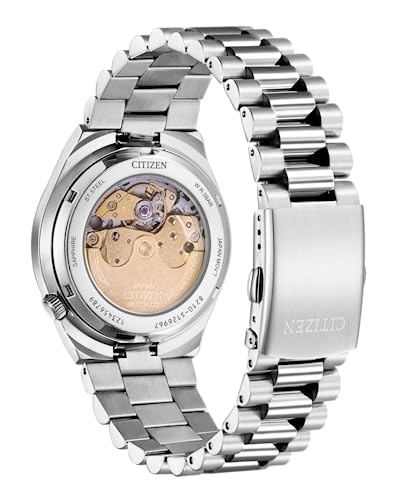 Citizen-Automatic-Blue-Dial-Mens-Watch-NJ0151-88L-Analogue-Stainless-Steel-Silver-Strap