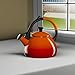Le Creuset Enamel On Steel Oolong Tea Kettle, 1.6 qt., Flame