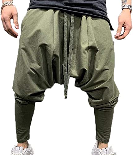 Pantalon léger en coton Ninja Aladdin respirant pour homme actif en taille 41-44.5