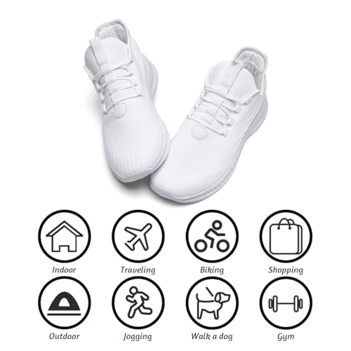 Image of DLWKIPV Running Shoes for Men Casual Slip on Tennis Walking Sneakers Lightweight Breathable Mesh Fashion Gym Athletic Sports Workout Non Slip Trainers